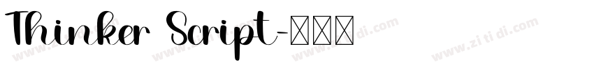 Thinker Script字体转换